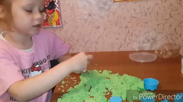 ??? ДЛЯ ДЕТЕЙ!!! КИНЕТИЧЕСКИЙ ПЕСОК или ПЕСОК ДЛЯ ТВОРЧЕСТВА!!!Весёлая лепка пасочек.??? смотреть онлайн