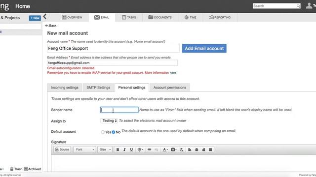How to: Set up Gmail in Feng Office смотреть онлайн