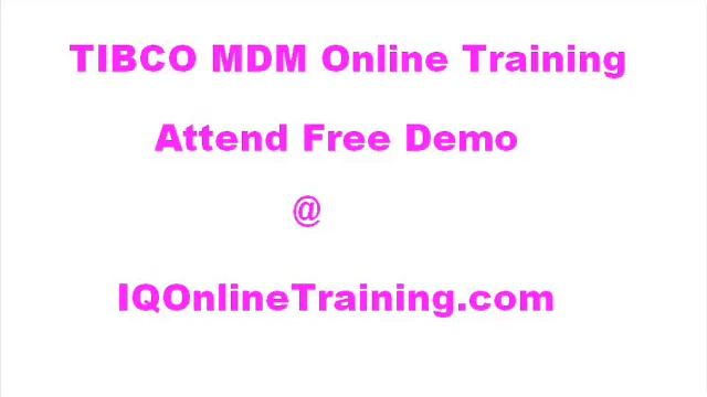 TIBCO MDM Online Training From India смотреть онлайн