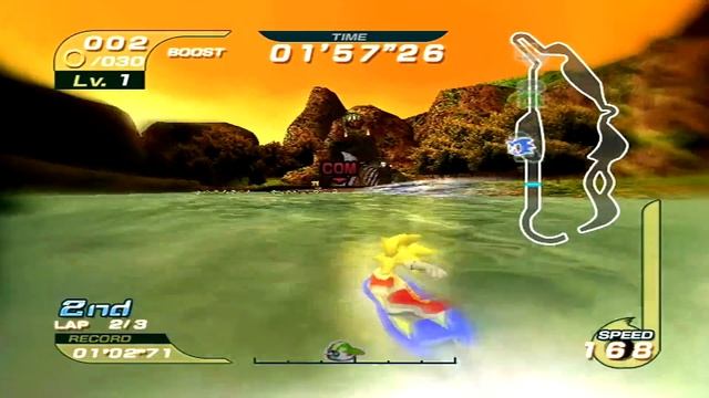 Sonic Riders - (1080p) Super Sonic Gameplay