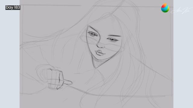 ✨ Simple Sketch 33 | Day 183 of 365 Days ? [Speed Sketching] смотреть онлайн