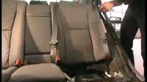 как разобрать заднее сидение в Mercedes S class