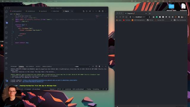 Your First Web App in AWS - 30 min Tutorial - Amplify, React, Serverless смотреть онлайн