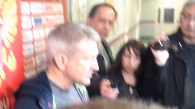 Олег Браташ отвечает на вопросы журналистов на открытой тренировке олимпийской сборной России смотреть онлайн