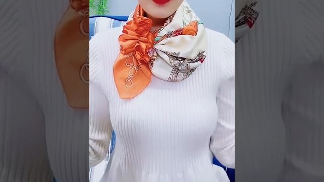 Как красиво завязать платок на шею - 12 способов. смотреть онлайн