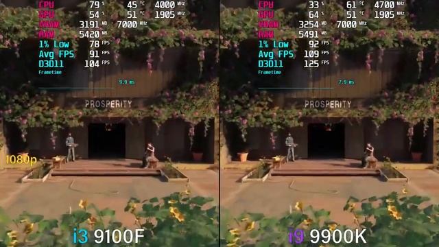 CPU COMPARISON-CORE 13 9100F VS CORE I9 9900 K TEST IN 5 GAME смотреть онлайн