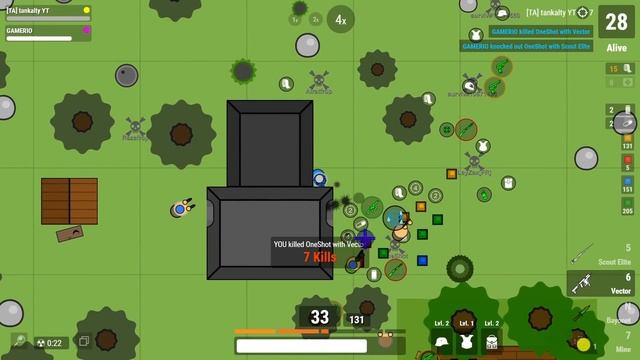 30 KILLS IN DUO vs SQUADS with @TankaltyYT + 15x SCOPE | Surviv.io смотреть онлайн