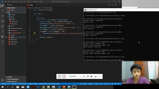[English] [Introduction To Java] 13 If else condition (Why did I take more than 10 minutes for this смотреть онлайн