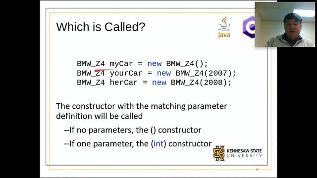 Java/C# - Review Classes, Objects, Attributes, Constructors, Getters/Setters, Static смотреть онлайн