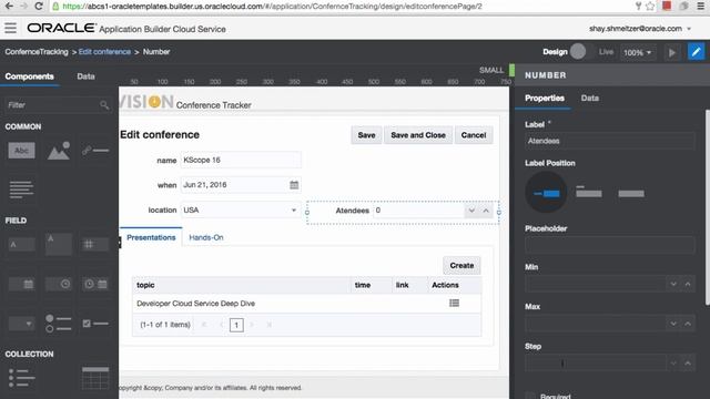 Menus and Validation in Oracle Application Builder Cloud Service смотреть онлайн