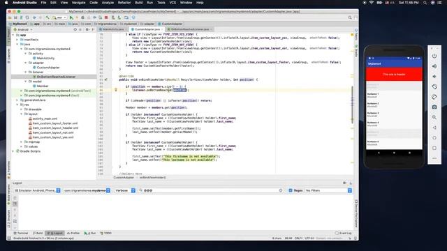 Java (Android) darslari | 4-dars | RecyclerView Custom Adapter Loading More смотреть онлайн