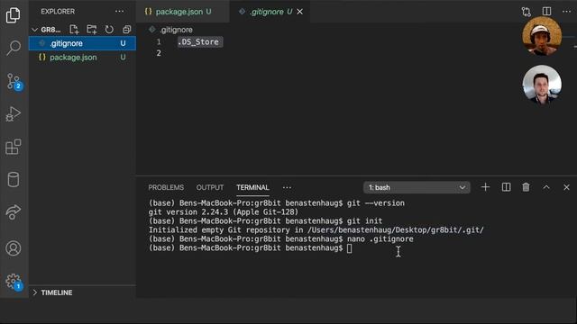 Adding a Project to Git and Pushing to Github смотреть онлайн