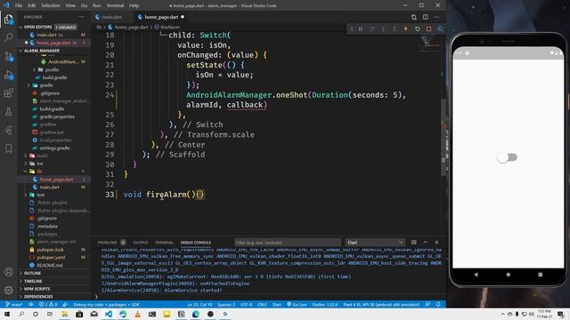 Flutter Run Background Tasks with Alarm Manager | Tutorial смотреть онлайн