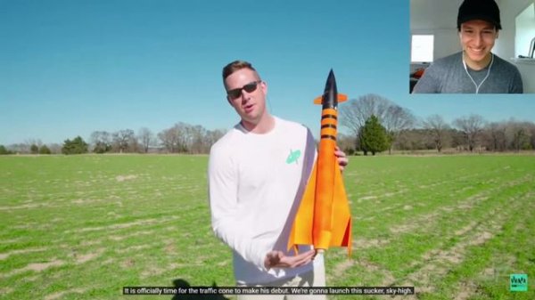 Dude Perfect Model Rocket Battel! (Reaction)