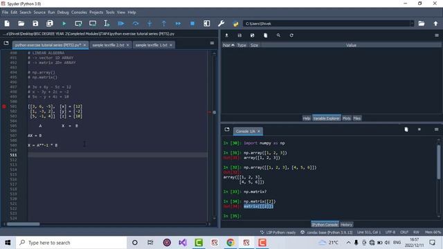 Scientific and Numeric Computing in Python- Part 9 | NumPy Tutorial смотреть онлайн