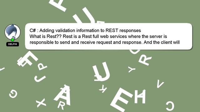 C# : Adding validation information to REST responses смотреть онлайн
