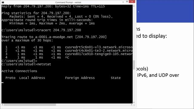 Module 7 Implementing TCP IP in the Command Line смотреть онлайн