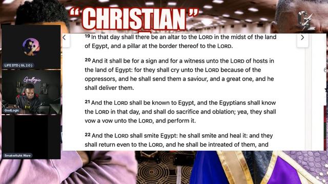 Christian & Hebrew Israelite [ Live Stream ] смотреть онлайн