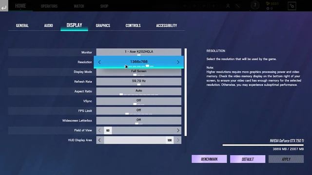 Benchmark Rainbow Six : Siege with Intel G6400 + GTX 750 TI + 8GB RAM смотреть онлайн