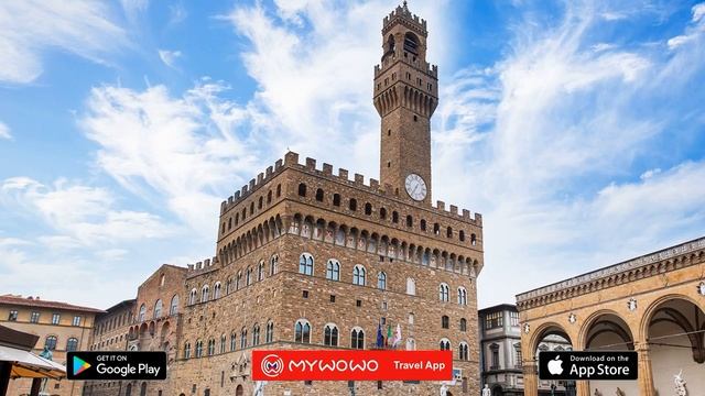 Палаццо Веккьо – Внешний Вид – Флоренция – Аудиогид – MyWoWo Travel App смотреть онлайн