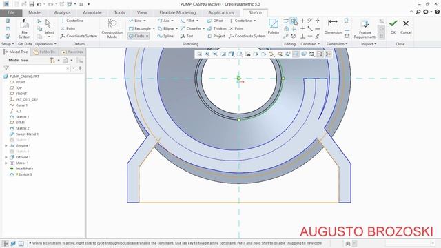 CREO PARAMETRIC CENTRIFUGAL PUMP 01 - 09 смотреть онлайн