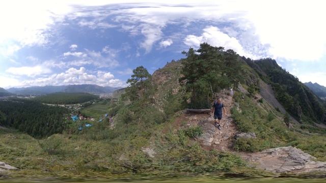 Горный Алтай, Чемал, Пирамида, смотровая площадка. Камера Insta360 ONE X. смотреть онлайн