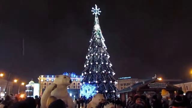 Новогодняя ёлка 2014 в Харькове смотреть онлайн