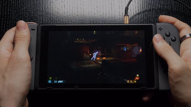 DOOM Eternal running on the Nintendo Switch. смотреть онлайн