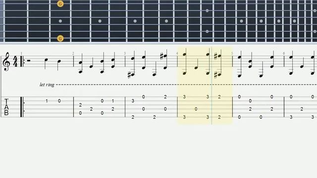 All My Loving - Arranged For One Guitar - Guitar Tab (The Beatles) - How to play on Guitar смотреть онлайн