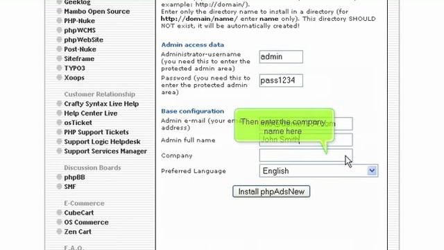 Installing phpAdsNew using Fantastico смотреть онлайн