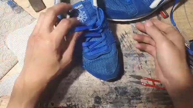 Ремонт сетки на кроссовках Reebok смотреть онлайн