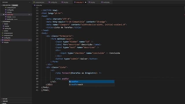 LISTA DE TAREFAS - PHP + PDO + MYSQL + OO + COMPOSER (AUTOLOAD) смотреть онлайн