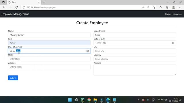 Employee Management Django Project | Free Source Code смотреть онлайн