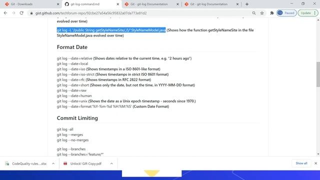 Beginners Tutorial: Git Log Command смотреть онлайн