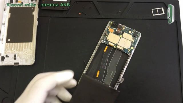 Замена аккумулятора Xiaomi Mi5S смотреть онлайн