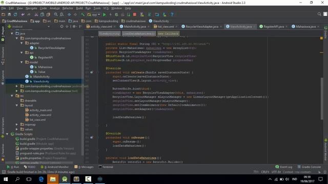 Tutorial Android Insert data MySQL,PHP,JSON dengan Retrofit2 (CRUD Part 8) смотреть онлайн