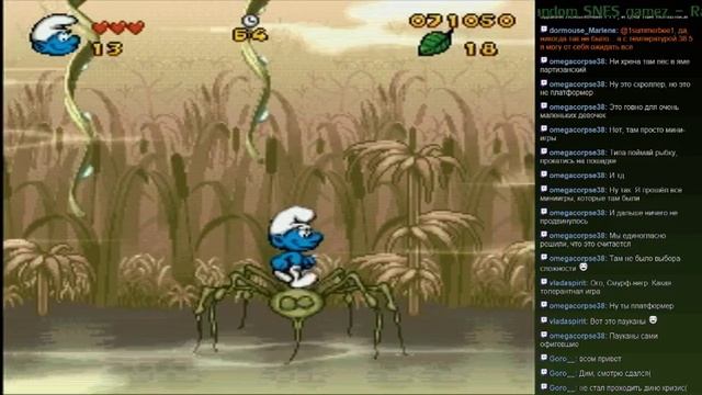 The Smurfs (SNES) - Прохождение смотреть онлайн