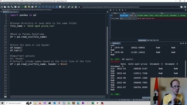 Import data from CSV files using Python смотреть онлайн
