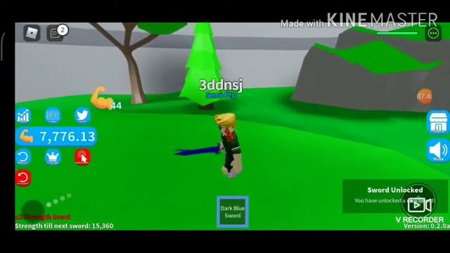 Играем в ROBLOX с Тëмным демоном в SWORD SIMULATOR 3 смотреть онлайн