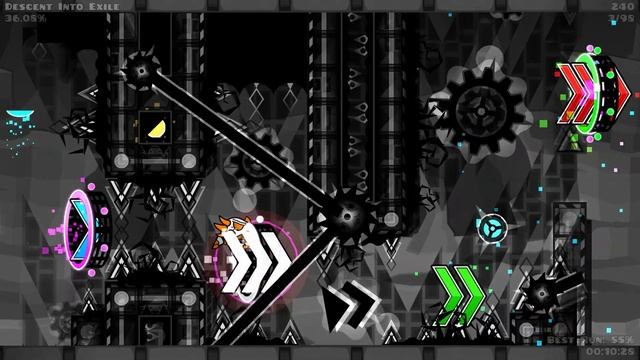 Descent Into Exile (Extreme Demon) by GrenadeofTacos and more | Geometry Dash смотреть онлайн