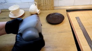 ЧАЙНАЯ ПАРА из ШОКОЛАДА! ?  Идея украшения торта! Пирожные или трайфлы?