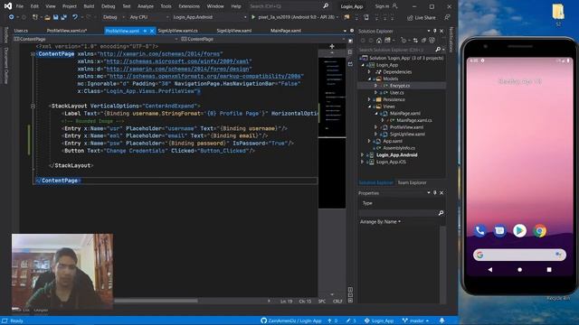 #3 - LogIn App Xamarin.Forms - Encryption And Decryption And How To Have A Lot Of Bugs In Your App смотреть онлайн