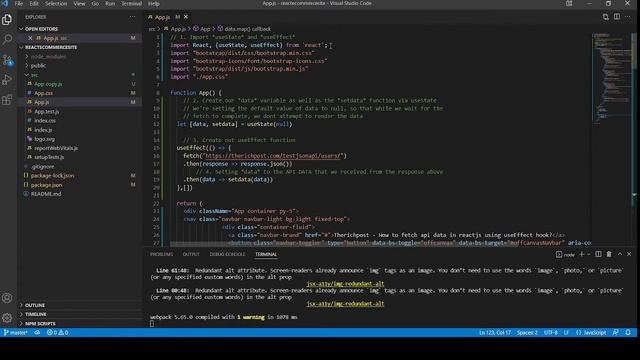 How to fetch api data in reactjs using useState useEffect hook? смотреть онлайн