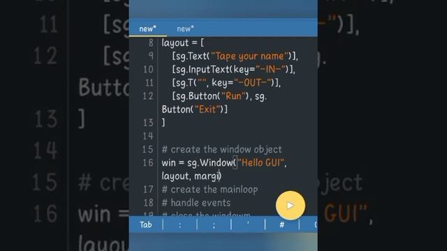 Application graphique en Python avec PySimpleGUI. смотреть онлайн