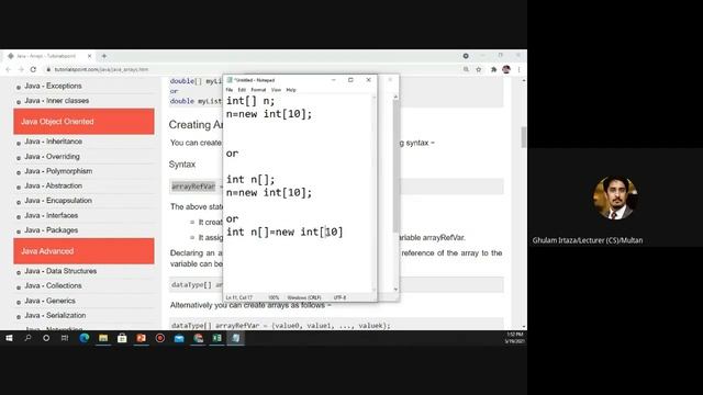 PF 18 Array In Java смотреть онлайн