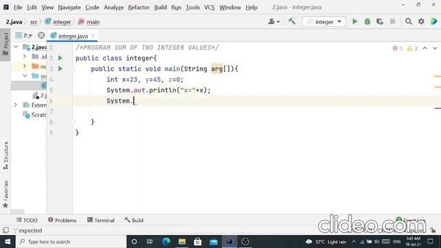 program Sum of Integer values in java.How to find two numbers sum in java ? смотреть онлайн