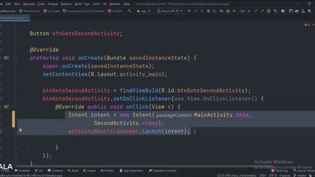 ANDROID - ACTIVITY RESULT LAUNCHER TUTORIAL IN JAVA смотреть онлайн