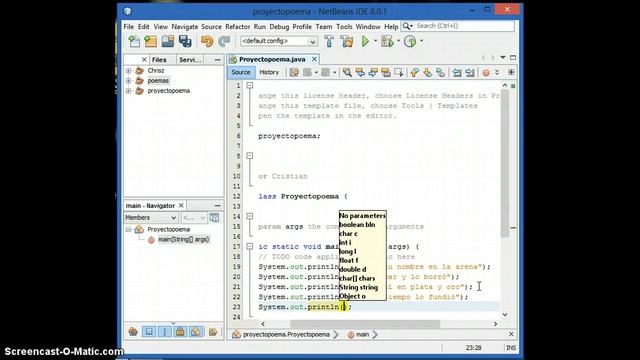 Tutorial Netbeans (System.out.println) смотреть онлайн