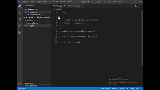 PHP - EXPLICAÇÕES ADICIONAIS SOBRE INCLUDE, INCLUDE_ONCE, REQUIRE E REQUIRE_ONCE смотреть онлайн