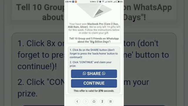 Spin Wheel & Win Apple Iphone, Macbook, & More | Whatsapp Scam | Door Rahe | Hindi смотреть онлайн